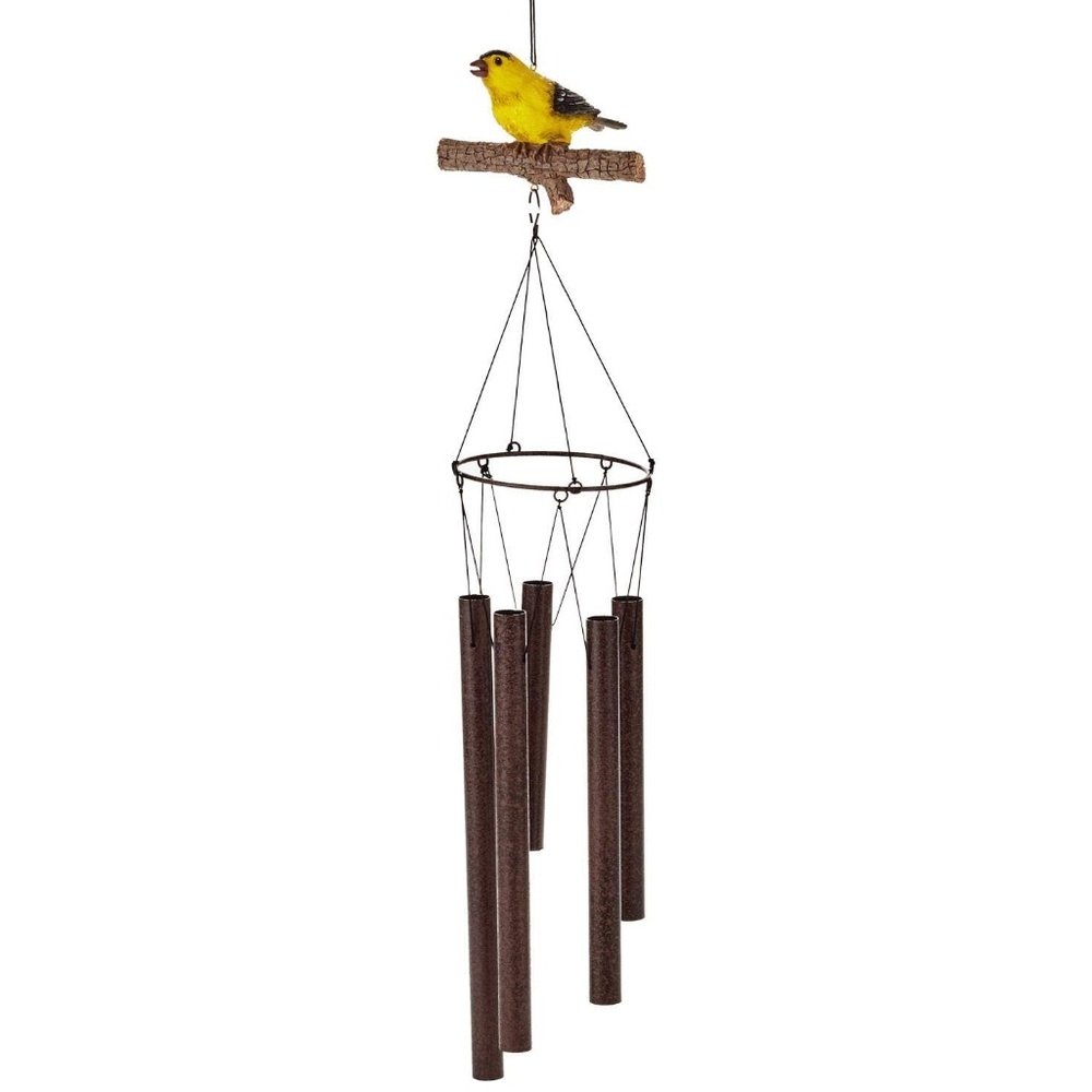 Hallmark Marjolein Bastin Goldfinch Wind Chime
